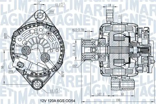генератор MAGNETI MARELLI 063732045010