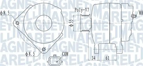 генератор MAGNETI MARELLI 063732054010