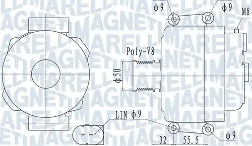 генератор MAGNETI MARELLI 063732055010