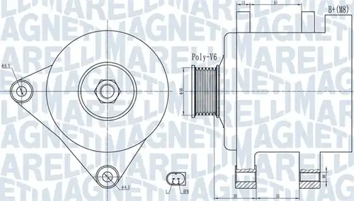 генератор MAGNETI MARELLI 063732056010