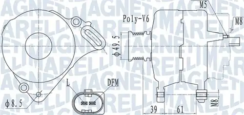 генератор MAGNETI MARELLI 063732065010