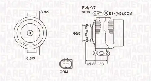 генератор MAGNETI MARELLI 063732108010