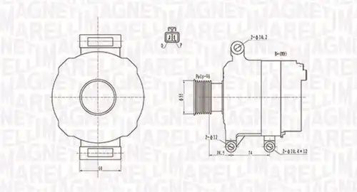 генератор MAGNETI MARELLI 063732109010