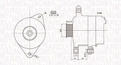 генератор MAGNETI MARELLI 063732112010