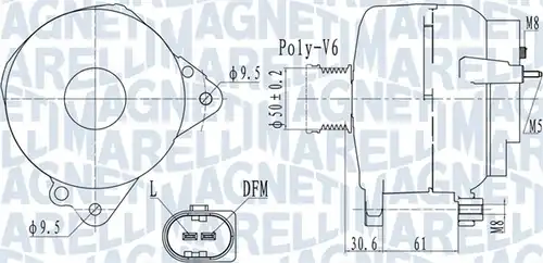 генератор MAGNETI MARELLI 063732118010