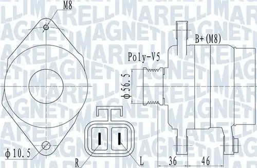 генератор MAGNETI MARELLI 063732128010