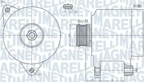 генератор MAGNETI MARELLI 063732133010