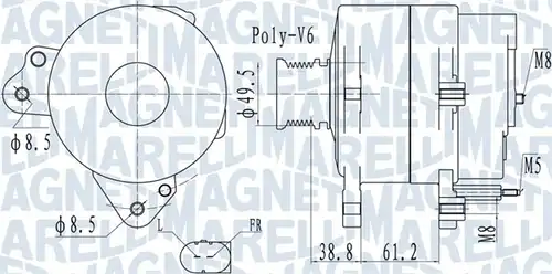 генератор MAGNETI MARELLI 063732137010