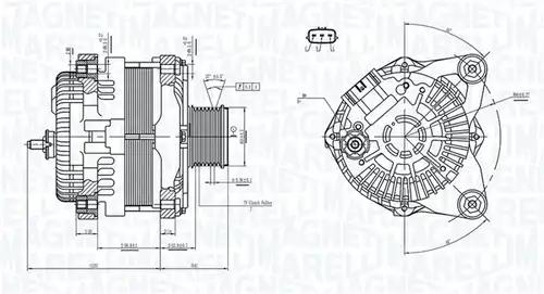 генератор MAGNETI MARELLI 063732182010