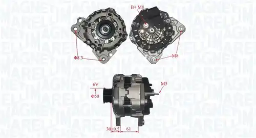 генератор MAGNETI MARELLI 063735695010