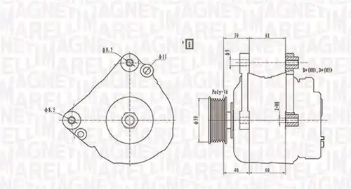 генератор MAGNETI MARELLI 063738290010