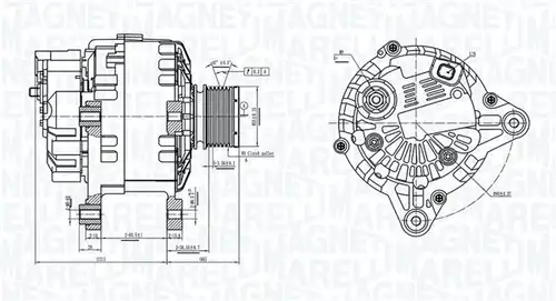 генератор MAGNETI MARELLI 063739064010