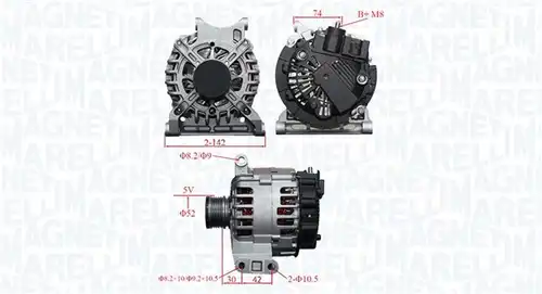 генератор MAGNETI MARELLI 063739065010