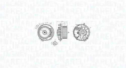 вентилатор вътрешно пространство MAGNETI MARELLI 069412769010