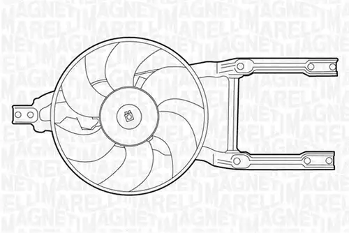 вентилатор, охлаждане на двигателя MAGNETI MARELLI 069422205010
