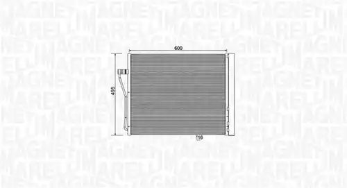 кондензатор, климатизация MAGNETI MARELLI 350203929000