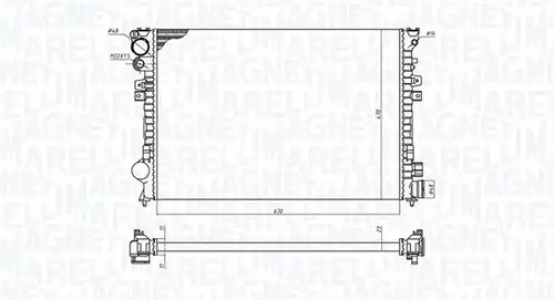 воден радиатор MAGNETI MARELLI 350213102700