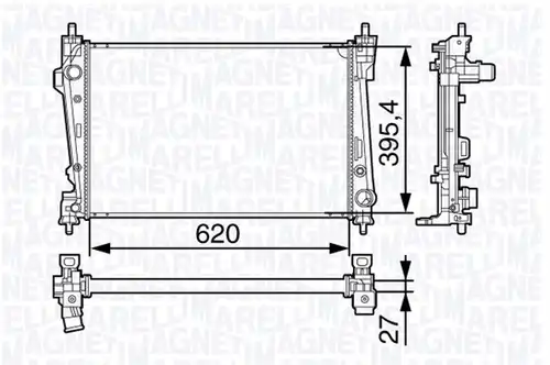 воден радиатор MAGNETI MARELLI 350213131200