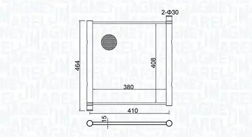 воден радиатор MAGNETI MARELLI 350213151900