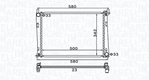 воден радиатор MAGNETI MARELLI 350213152600