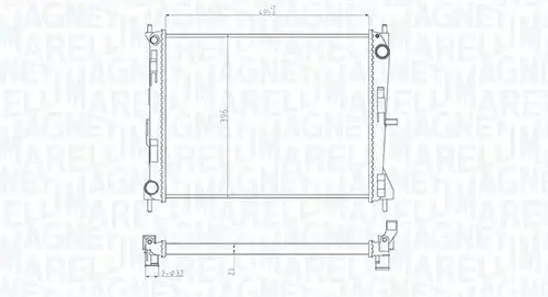 воден радиатор MAGNETI MARELLI 350213165300
