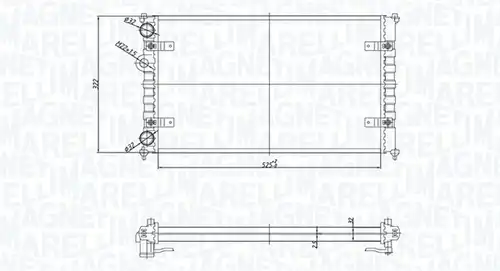 воден радиатор MAGNETI MARELLI 350213167700