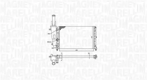 воден радиатор MAGNETI MARELLI 350213171200