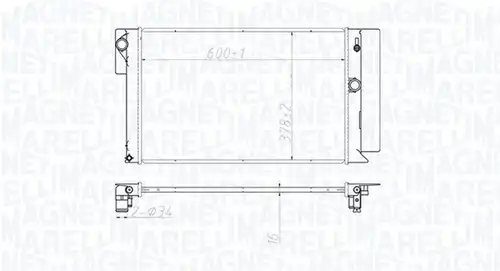 воден радиатор MAGNETI MARELLI 350213173100