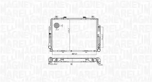 воден радиатор MAGNETI MARELLI 350213174700