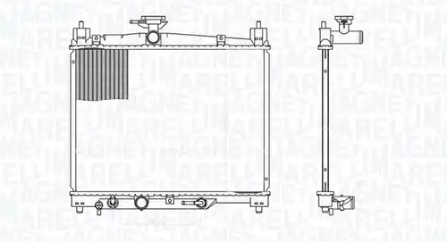 воден радиатор MAGNETI MARELLI 350213176300