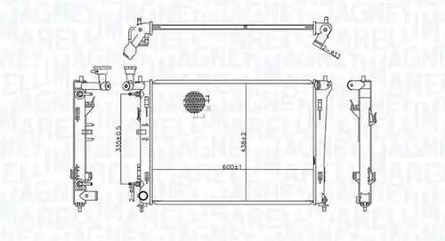 воден радиатор MAGNETI MARELLI 350213176600
