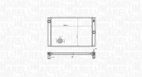 воден радиатор MAGNETI MARELLI 350213178600