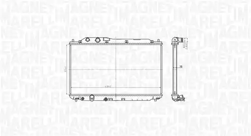 воден радиатор MAGNETI MARELLI 350213178700
