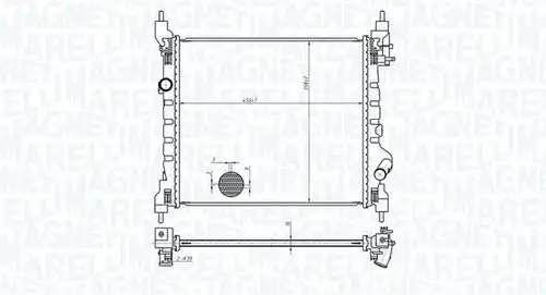 воден радиатор MAGNETI MARELLI 350213178800