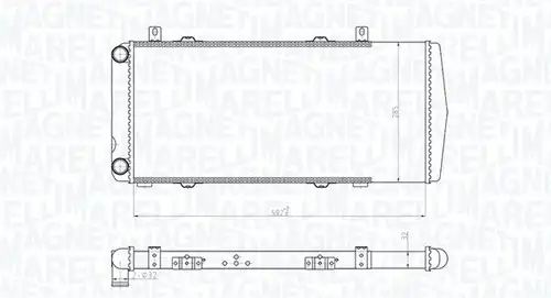 воден радиатор MAGNETI MARELLI 350213180100