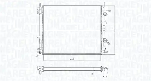 воден радиатор MAGNETI MARELLI 350213182200