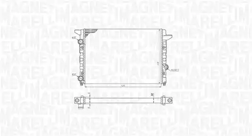 воден радиатор MAGNETI MARELLI 350213185400