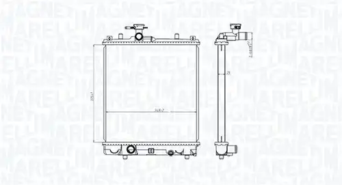 воден радиатор MAGNETI MARELLI 350213186100