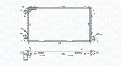 воден радиатор MAGNETI MARELLI 350213188700