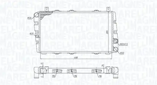 воден радиатор MAGNETI MARELLI 350213189700