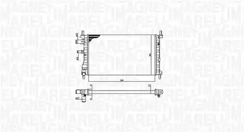 воден радиатор MAGNETI MARELLI 350213190500