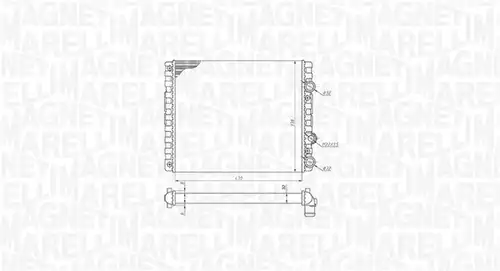 воден радиатор MAGNETI MARELLI 350213192900