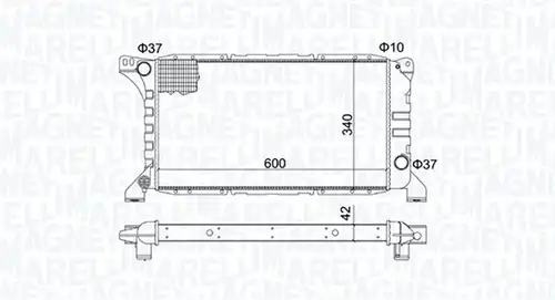 воден радиатор MAGNETI MARELLI 350213193500