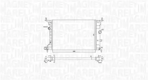 воден радиатор MAGNETI MARELLI 350213194800