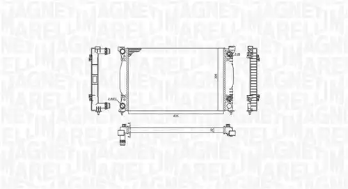 воден радиатор MAGNETI MARELLI 350213196600