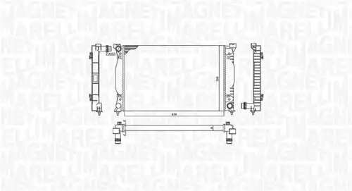 воден радиатор MAGNETI MARELLI 350213196700