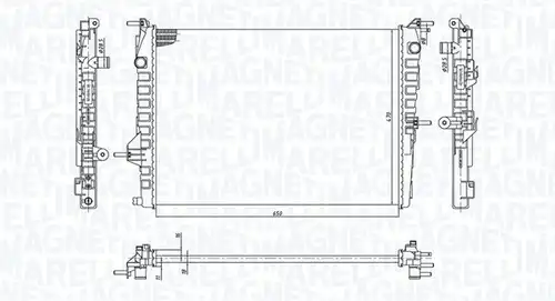 воден радиатор MAGNETI MARELLI 350213199300