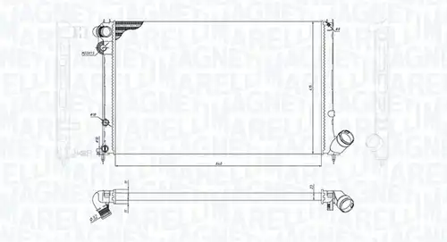 воден радиатор MAGNETI MARELLI 350213200100
