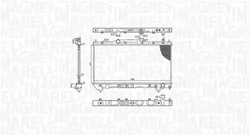 воден радиатор MAGNETI MARELLI 350213201100