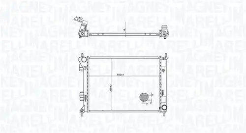 воден радиатор MAGNETI MARELLI 350213204300